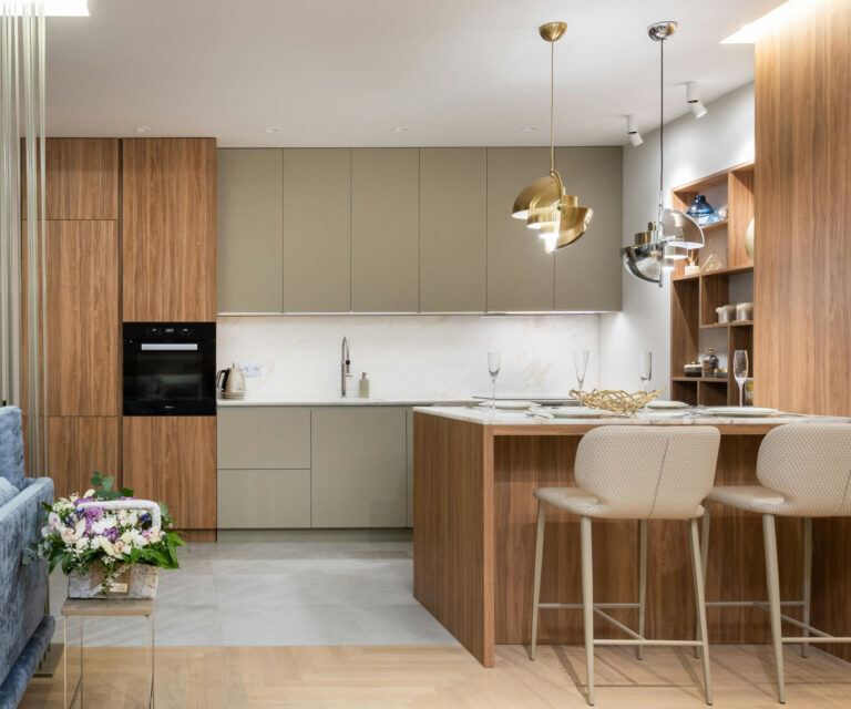 cocina en 3d con app de diseño de interiores