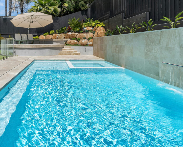 Cantidad de agua en piscina
